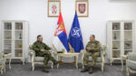 Mojsilović u Ulutaš na sastanku o bezbednosnoj situaciji na Kosovu (Foto Ministarstvo odbrane Srbije)