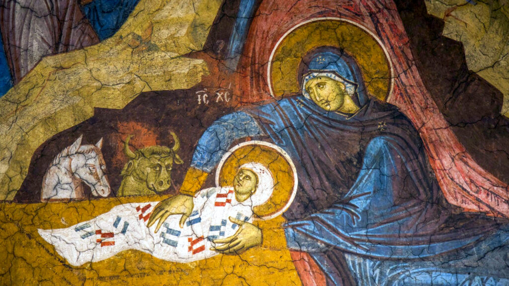 Dan Hristovog rođenja, Božić, danas proslavljaju Srpska pravoslavna crkva i druge koje poštuju julijanski kalendar, ilustracija (Foto SPC)