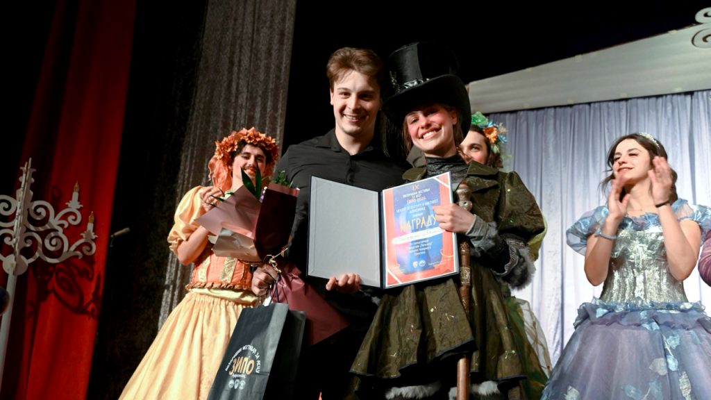 Katarina Kljutić glumica večeri na Festivalu predstava za decu ZIPO u Aleksincu (Foto NPP, promo)