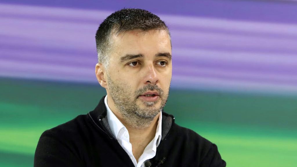 Manojlović: Briselski sporazum Vučićeva i Dačićeva prevara protiv evropskih vrednosti i nacionalnih interesa Lider pokreta Kreni-promeni Savo Manojlović (Foto FoNet/Milica Vučković)