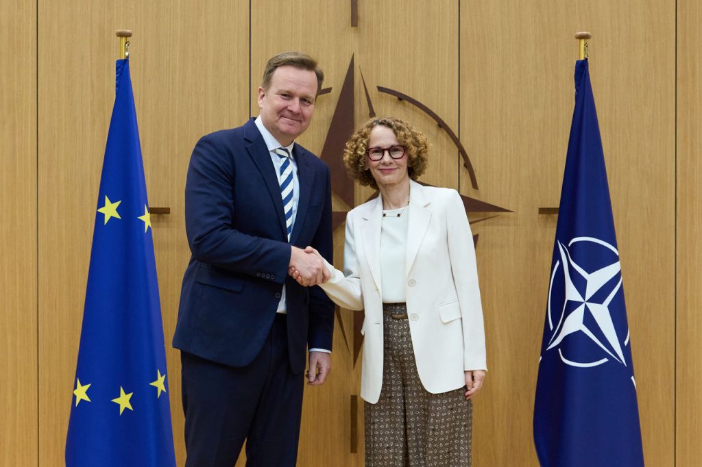 Sorensen sa Šekerinskom: Podrška dijalogu Beograda i Prištine i saradnji NATO-a i EU (Foto NATO)