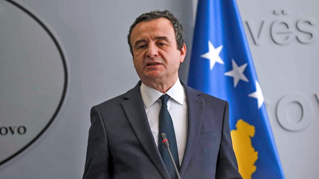 Kurti optužio medije da sarađuju sa neprijateljima Kosova (Foto kabinet premijera Kosova)