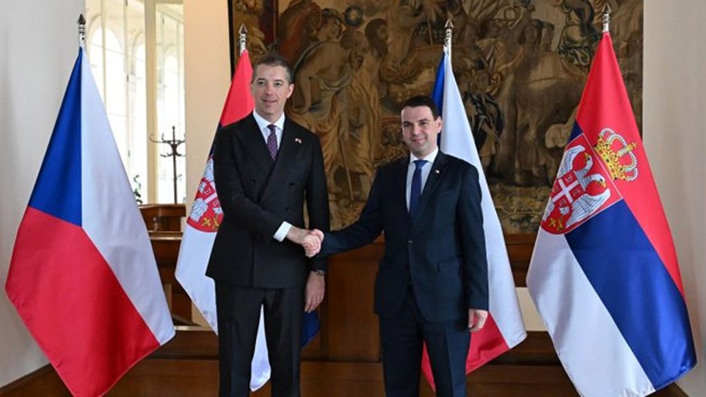 Macinka sa Đurićem - Češka priznala Kosovo neoprezno, sad nećemo praviti teatralne gestove (Foto Ministarstvo spoljašnjih poslova Srbije)