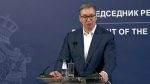 Predsednik Srbije Aleksandar Vučić rekao da će datum raspisivanja izbora u Srbiji biti poznat oko Đurđevdana (Foto printskrin FoNet video)