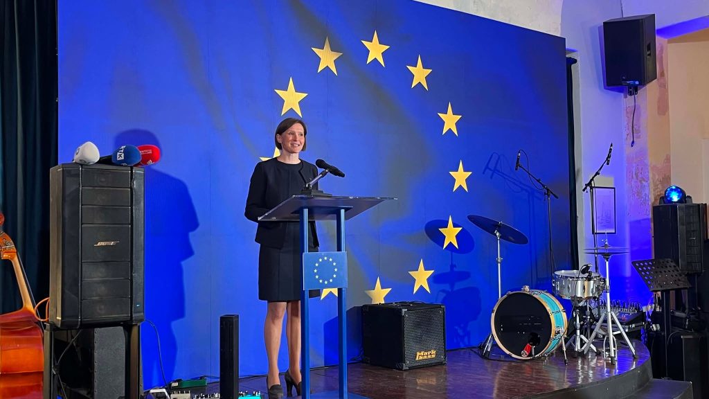 Palatova: Kosovo mora da ubedi svih 27 članica za status kandidata Evropska unija: Kosovo mora da ubedi svih 27 članica za status kandidata (Foto Ekonomia online)