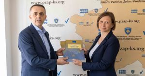 Palatova sa predsednikom IPŽP: Potrebno jačanje nezavisnosti i kapaciteta ovog tela (Foto Kancelarija EU na Kosovu)