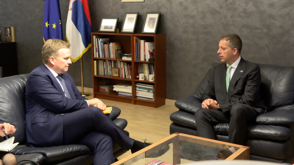 Đurić sa Sorensenom: Dijalog nije pitanje međusobnog priznanja, već unapređenja prava Srba na Kosovu (Foto Ministarstvo spoljnih poslova Srbije)